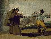 Francisco de Goya Friar Pedro Shoots El Maragato as His Horse Runs Off Germany oil painting artist